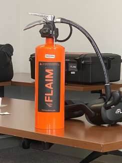 FLAIM extinguisher prop