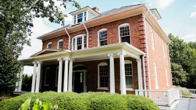 The exterior of the Borden Building