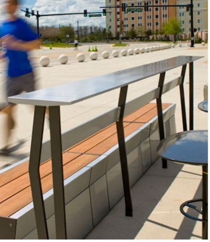 City Plaza - Example bench