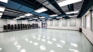 A large open meeting room at Method Road Park