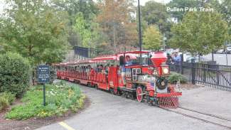 Red Pullen Park train