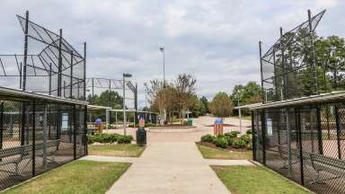 Access path between Buffaloe Road Athletic Fields