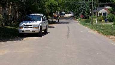 Norris Street before construction