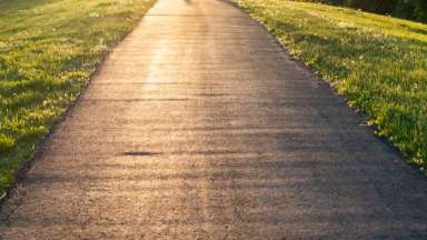 paved greenway trail