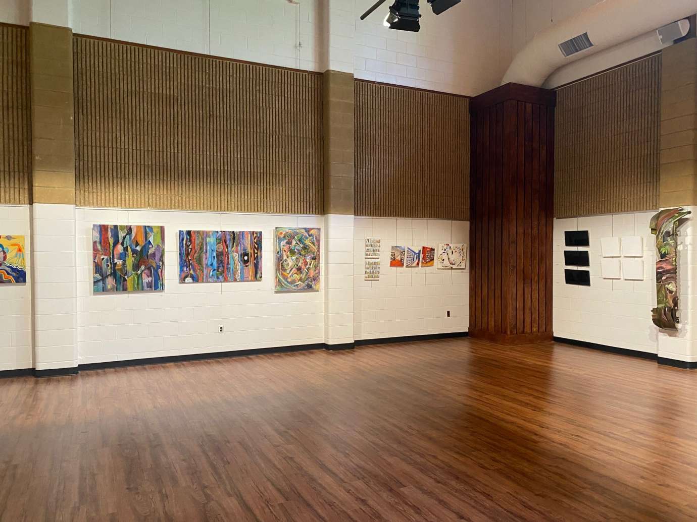 Mixed Media Artwork displayed on the Walls of the Raleigh Room 