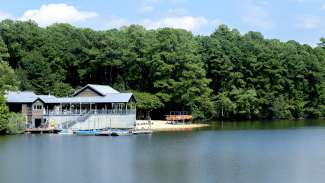 Lake Johnson Boathouse
