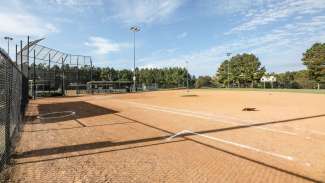One of the fields used for baseball and softball