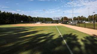 A third open baseball diamond