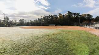 A 5th open baseball field used for adult baseball and softball