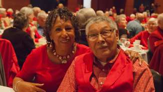 a couple at the golden year registration
